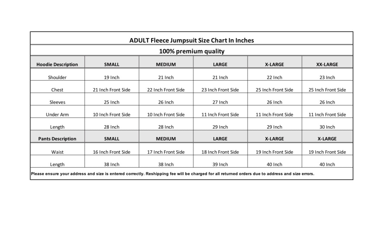 Adult “ War Ready Tank” Gray Fleece Jumpsuit ( Top & Bottom )