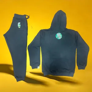 Adult " OG Camo Bear " Black Premium Fleece Jumpsuit (Top & Bottom)