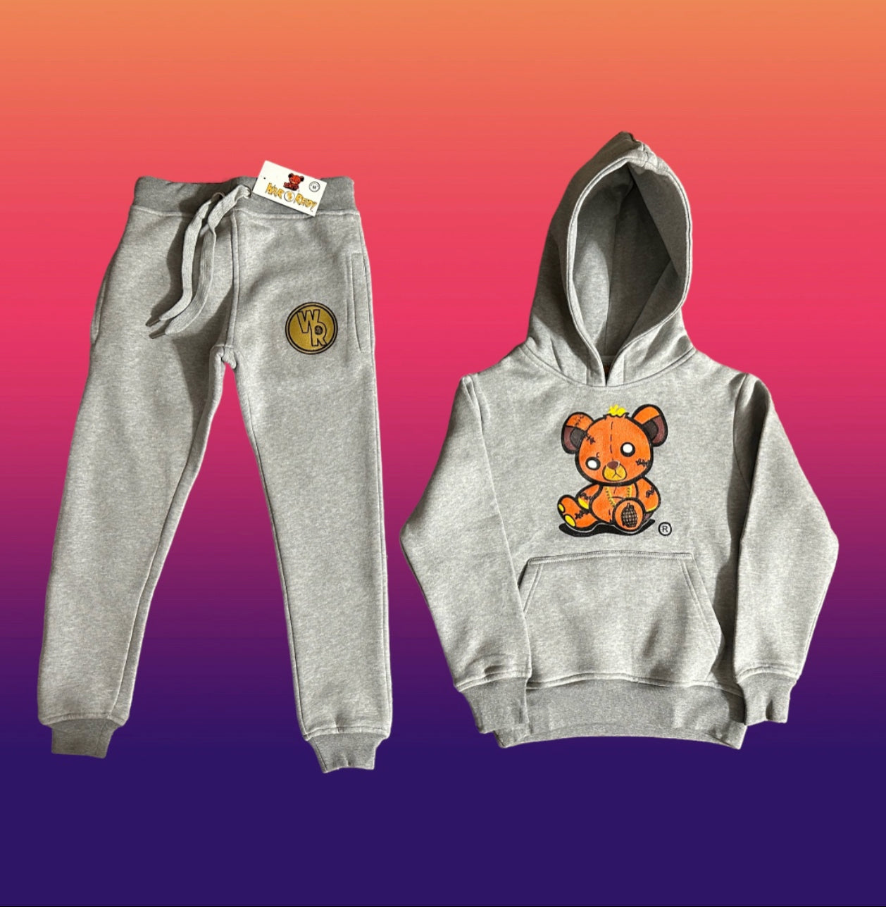 Youth Fleece Jumpsuit ( Hoodie & Bottom)