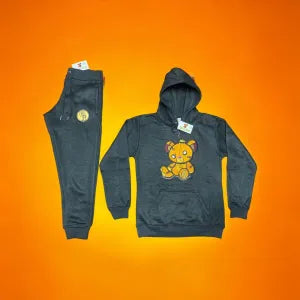 Adult " OG Bear " Black Premium Fleece Jumpsuit