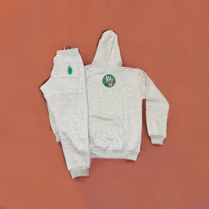 Adult " OG Bear " Gray Premium Fleece Jumpsuit