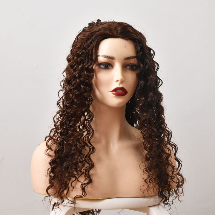 Long Rolled Chemical Fiber High Temperature Silk Wig