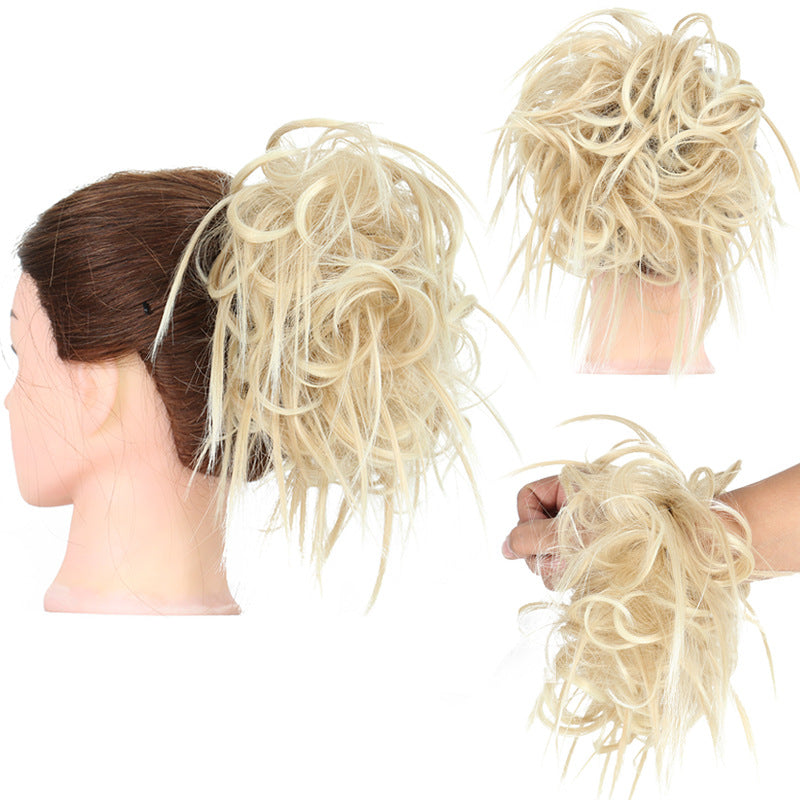 Rubber band chemical fiber wig ring