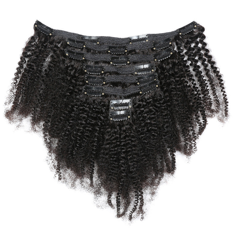 Real human hair lace clip hair