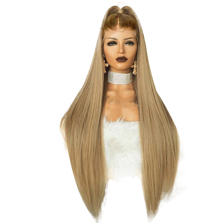 Linen with long straight hair Headgear