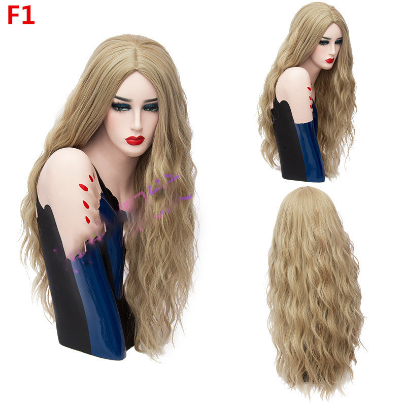 Mid-section Big Scalp Long Curly Hair