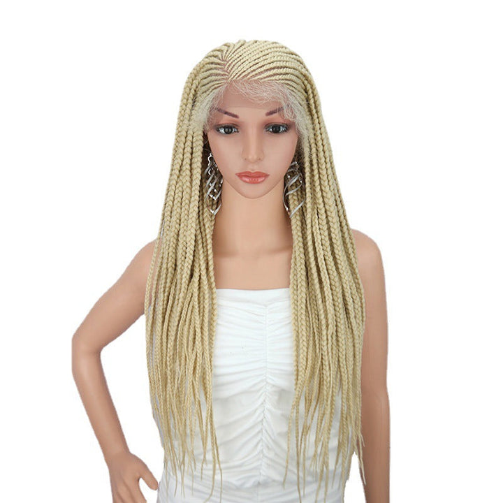 Front Lace African Small Curly Hair Ladies Wig