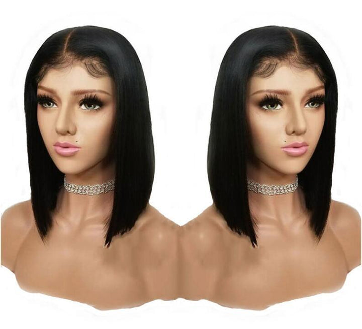 European And American Wig Female Front Lace Lacewig Short Hair Chemical Fiber Headgear Fake