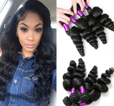 Real 8A Virgin Human Hair Loose Wave Virgin Weave