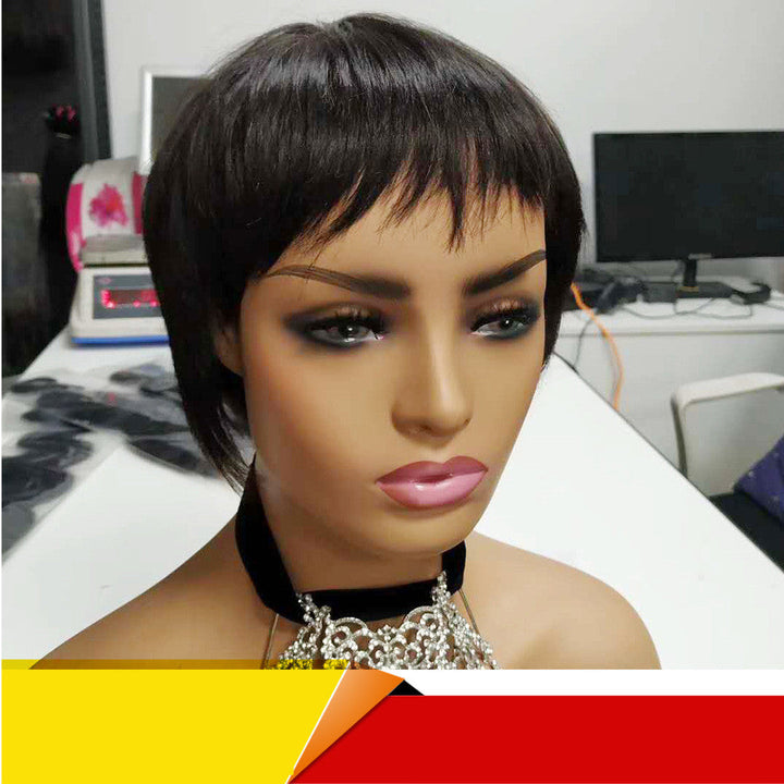 Human Hair Short Wig Non Lace Wigs