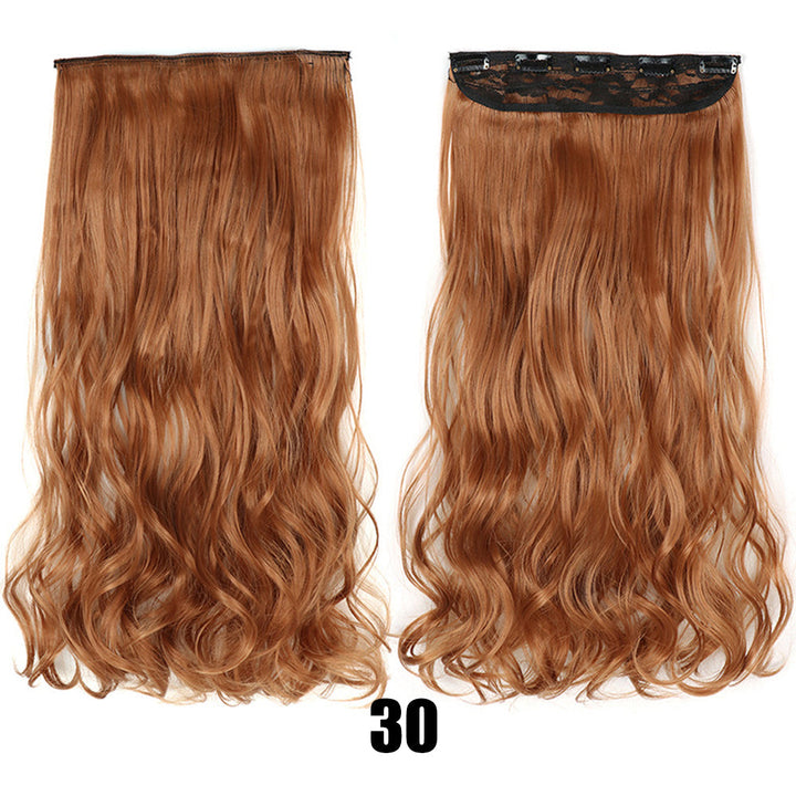 Women's Big Wavy Long Curly Hair Extensions Are Naturally Fluffy And No Trace
