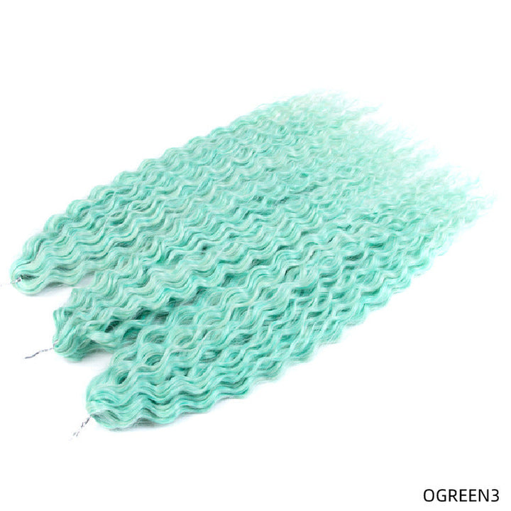 Chemical Fiber Water Ripple Crochet Curls Hair Extensions
