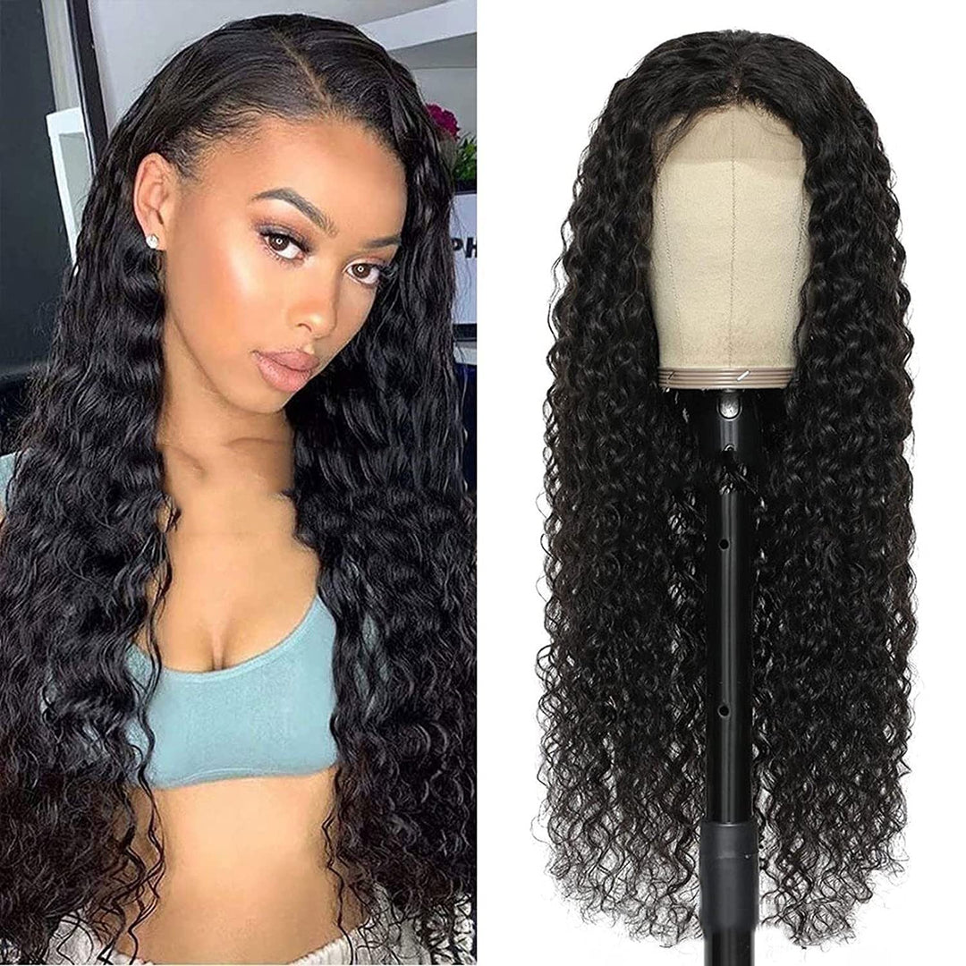 Hot Ladies Front Lace Chemical Fiber Long Curly Wig