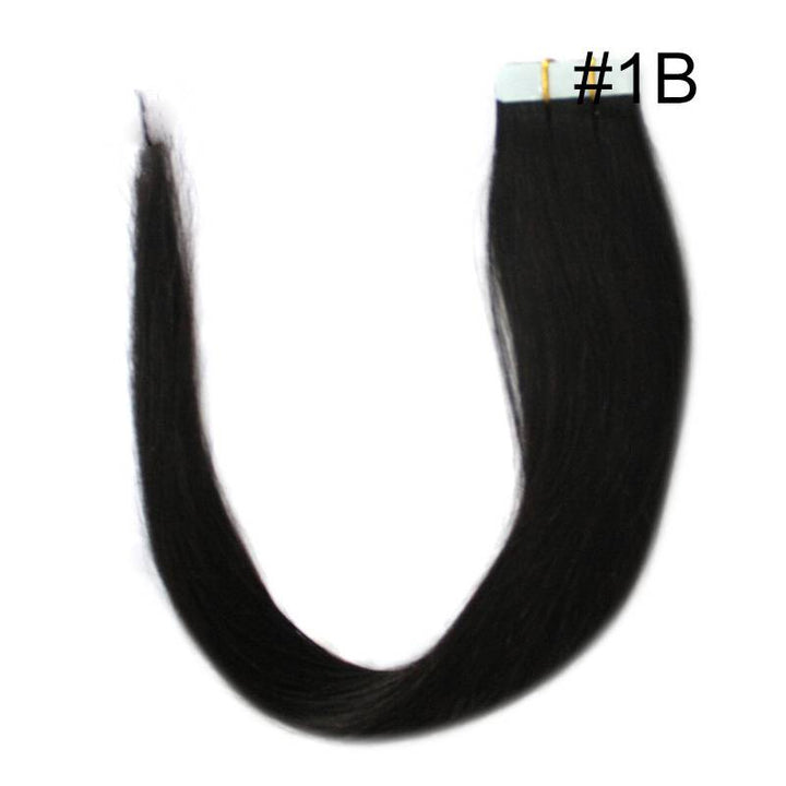 Pu traceless nano human hair European and American hair extension 16inch 40cm 20 piece pack