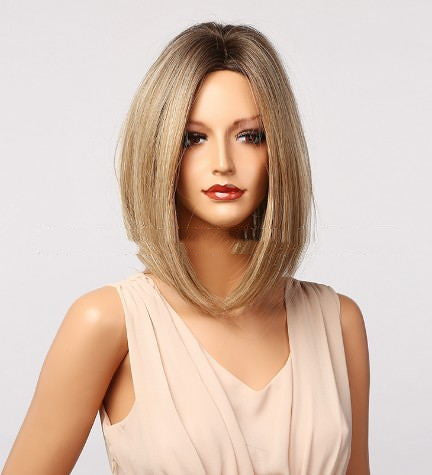 Short And Short Straight Hair, High Temperature Silk Material