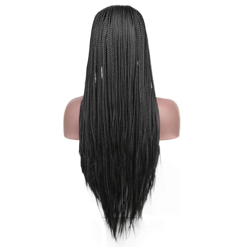 Braided Wigs Synthetic Lace Front Wig Black