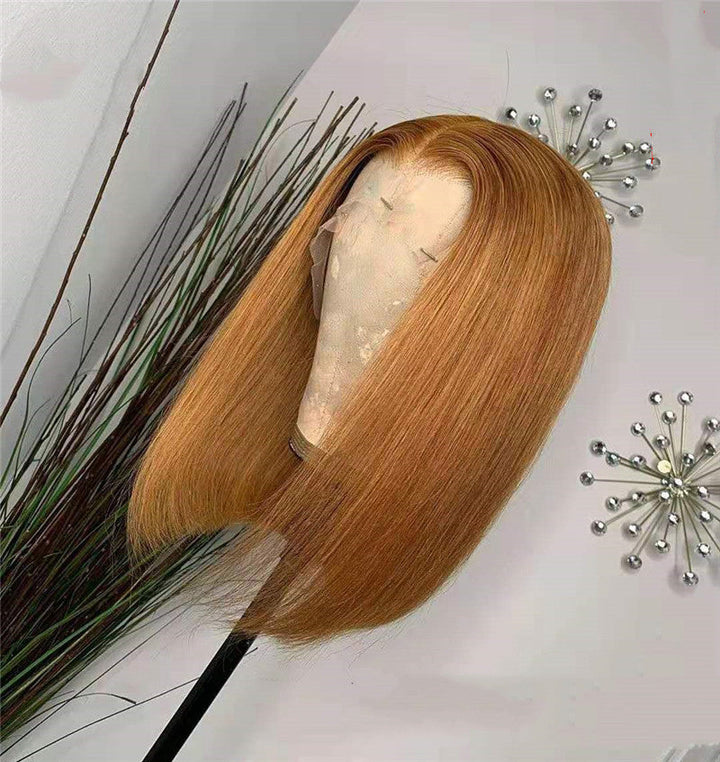 Lace Forehead Wig, Blond Human Hair Wig