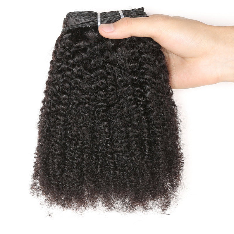 Real human hair lace clip hair