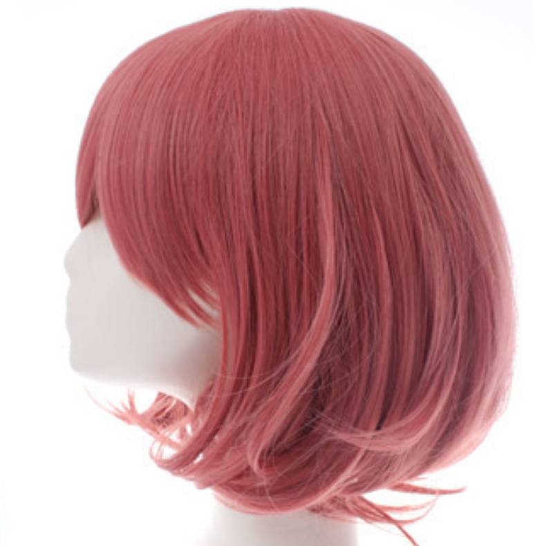 Cherry Blossom powder curled and thickened wig