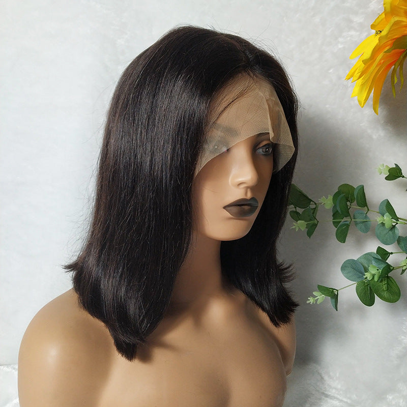 Practical Ladies Brazilian Hair T-shaped Lace Headgear