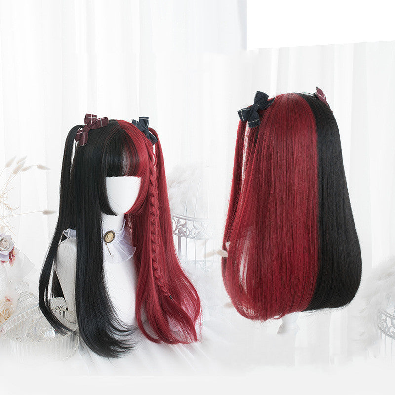 Women's Double Horsetail Wig Nature