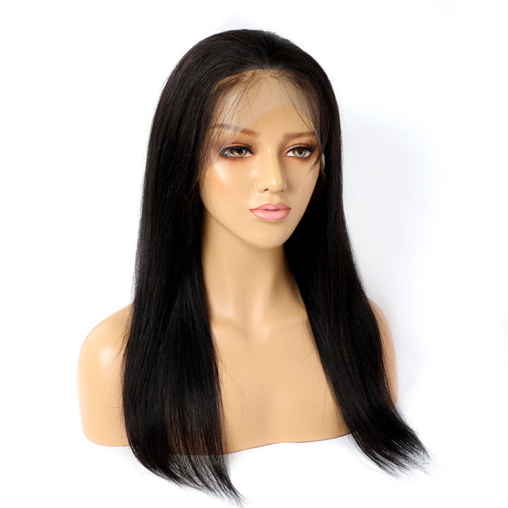 Real Human Hair Wig Lace Hair Set 9a Hair Quality Straight Hair