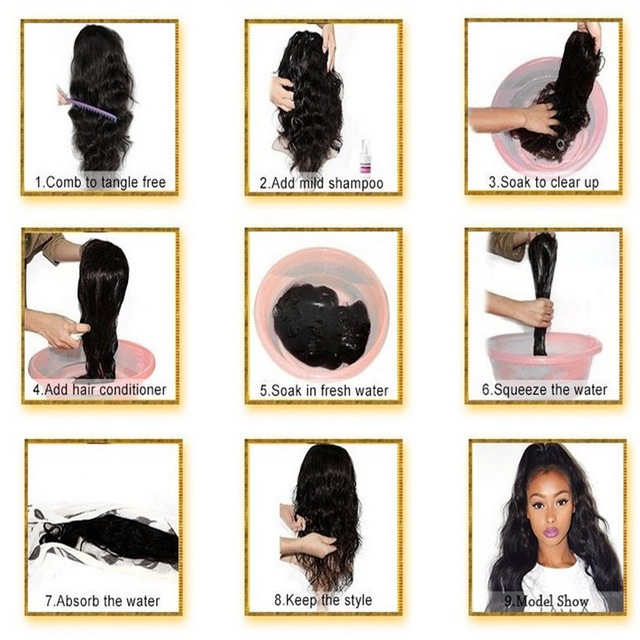European and American synthetic hair wig