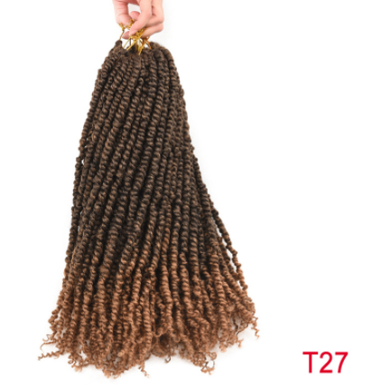 TOMO Pre-twisted Passion Twist Crochet African Dirty Braids Crochet Hair