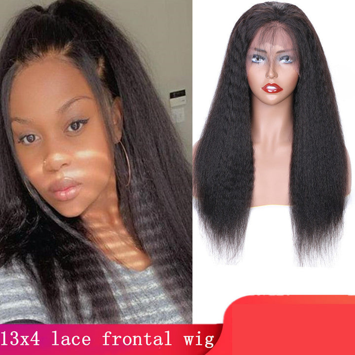 Yaki 13x4 Lace Frontal Wig Kinky Straight