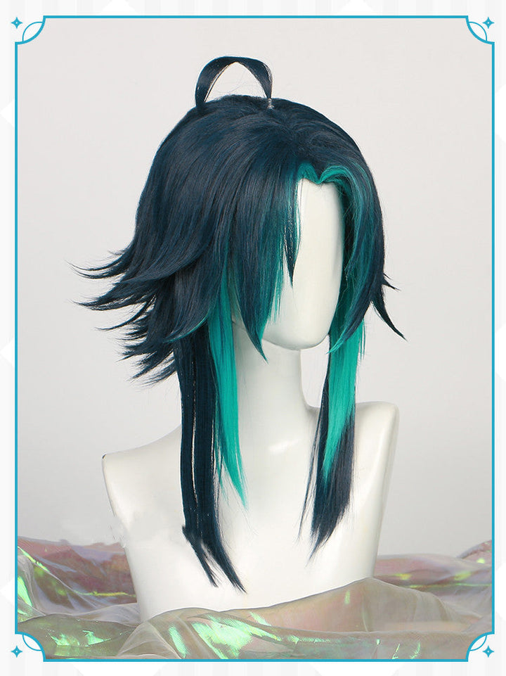 Cosplay Custom Long Fake Hair Accessories Props Male Wig
