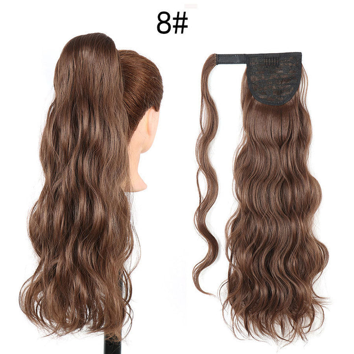 Invisible Velcro Big Wave Ponytail Chemical Fiber Curly Hair