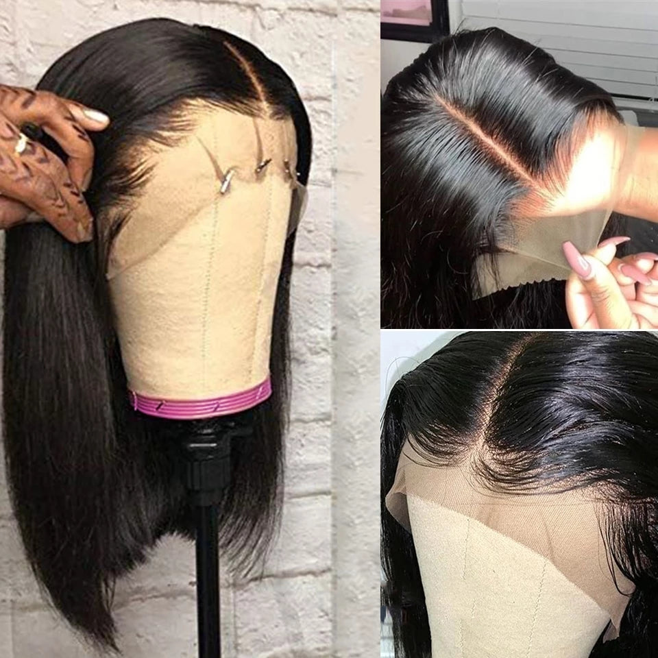 Super Double Drawn 13x4 Brown Lace Frontal Wig