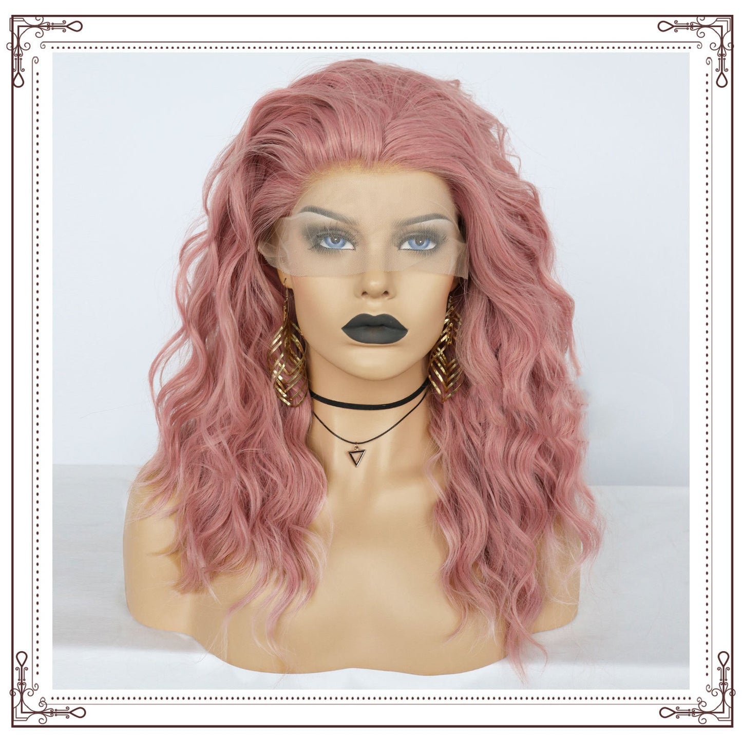 Front Lace Wig Chemical Fiber Headband